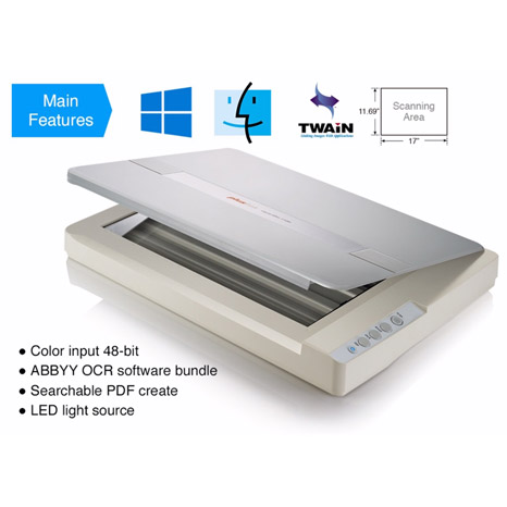 Scanner à plat OpticSlim